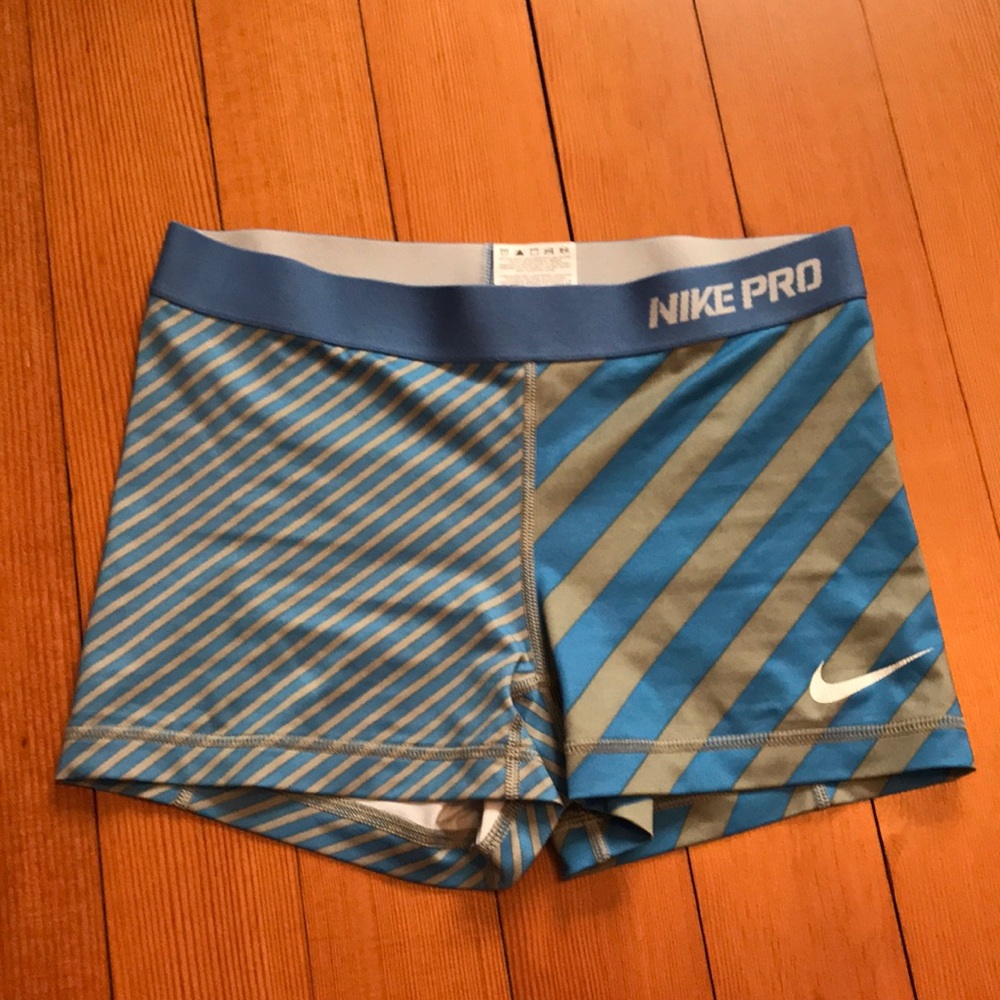 Nike Blue and Grey Spandex
